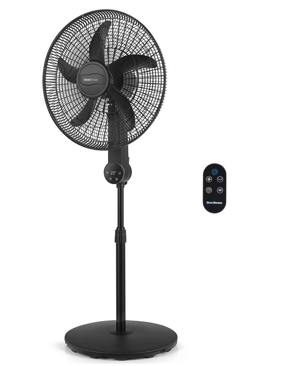 Ventilador de pedestal con control remoto 4 velocidades