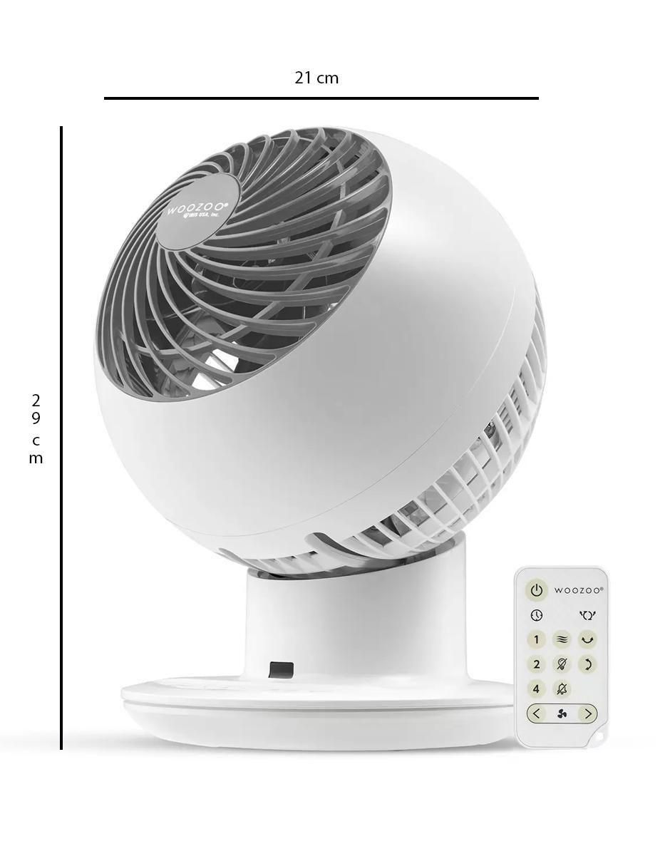 Ventilador de mesa con control remoto 5 velocidades 4