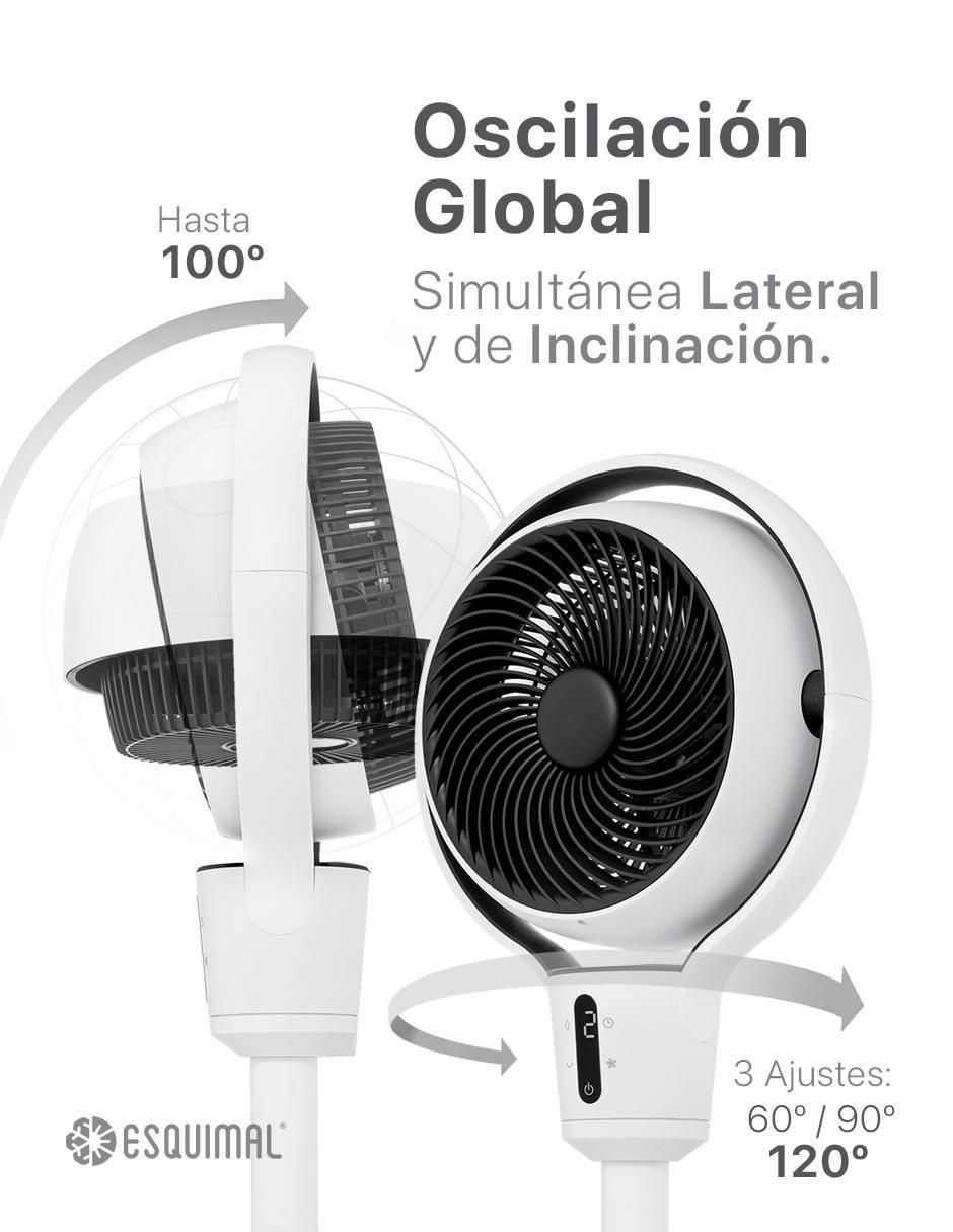 Ventilador de pedestal con control remoto 9 velocidades 4
