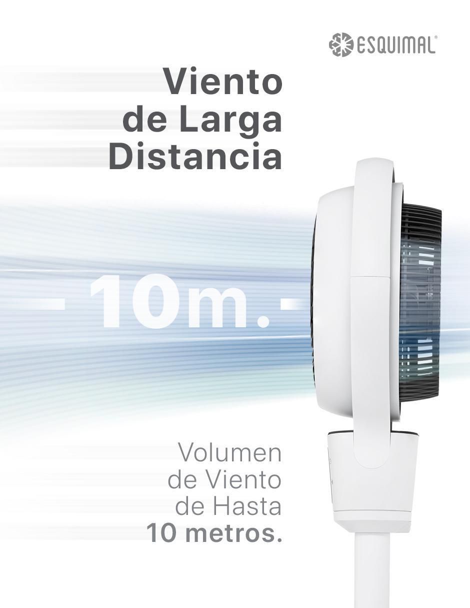 Ventilador de pedestal con control remoto 9 velocidades 5