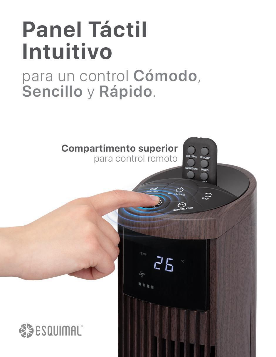 Ventilador de torre con control remoto 3 velocidades 6