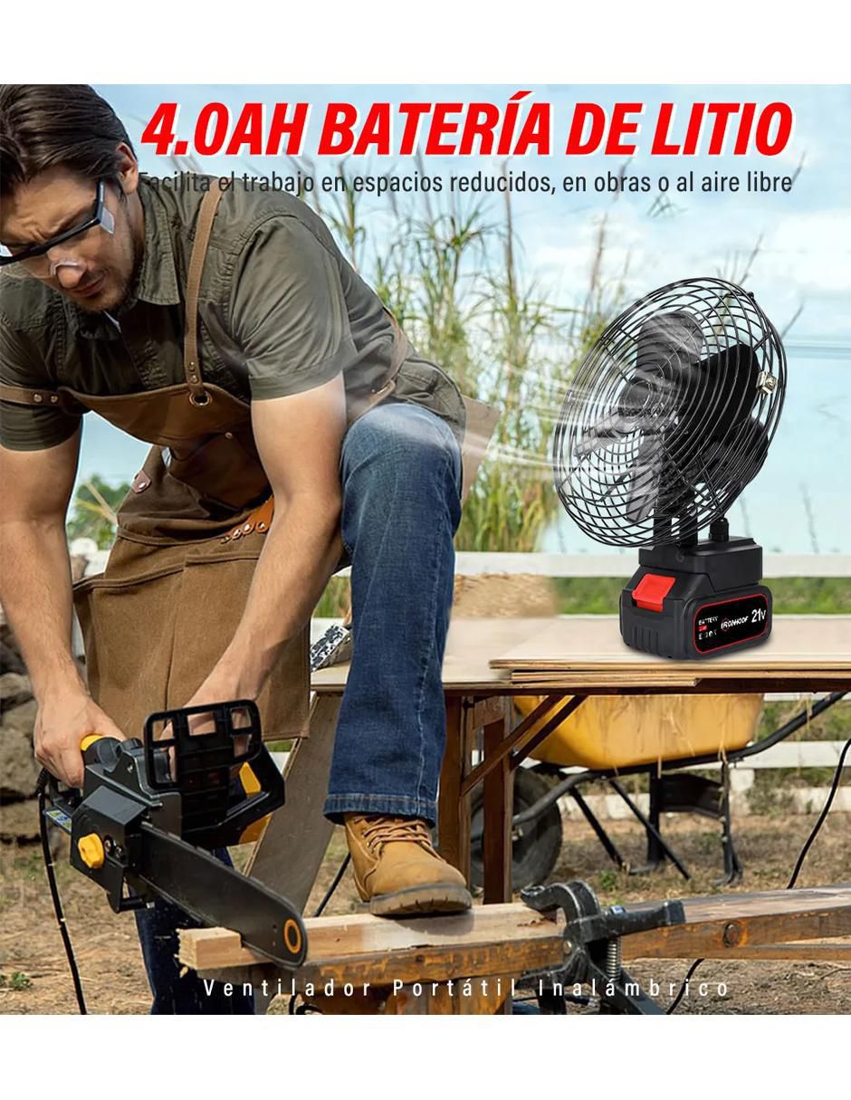 Mini ventilador No 2 velocidades 4