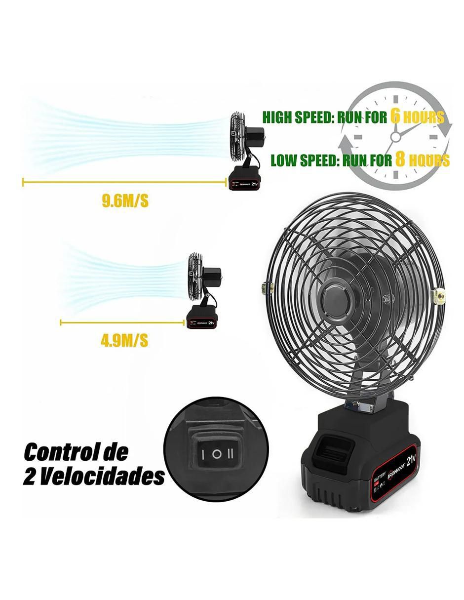 Mini ventilador No 2 velocidades 8