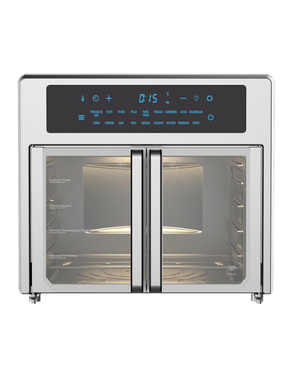 Freidora de aire con compartimento triple 25 L Hpf01 Freidora de aire con compartimento triple 25 L Hpf01