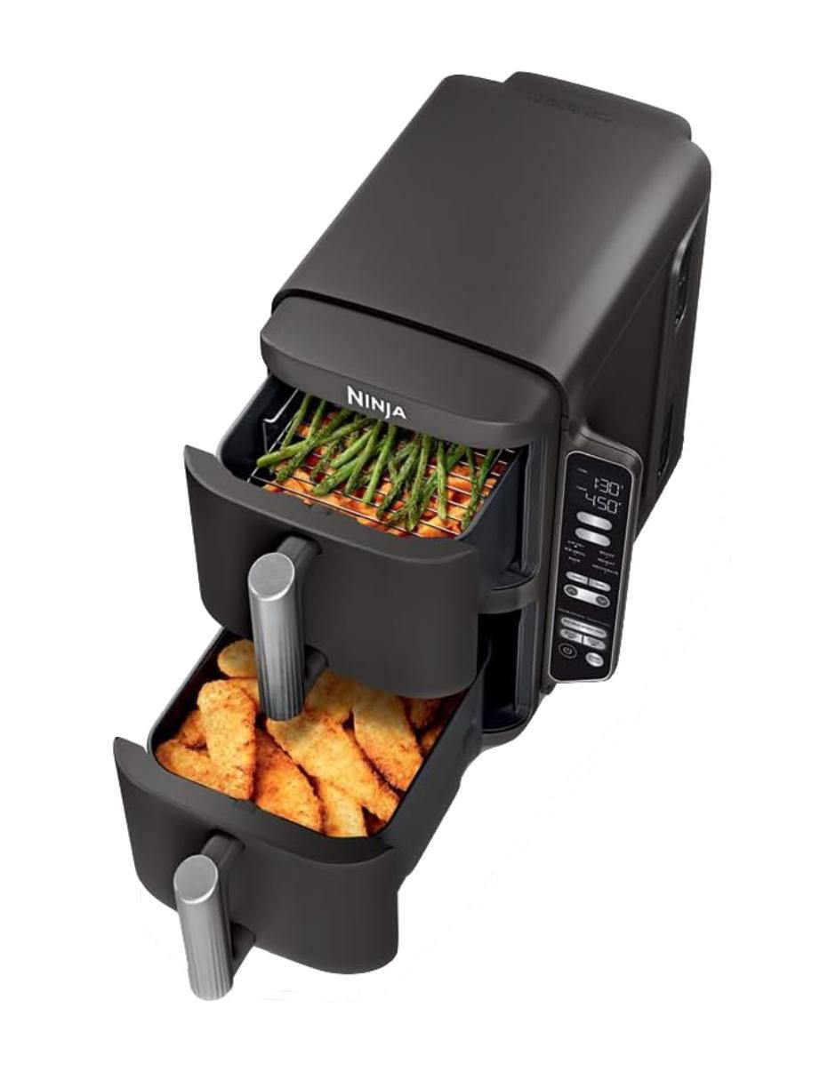 Freidora de aire con compartimento doble 7.6 L Sl201