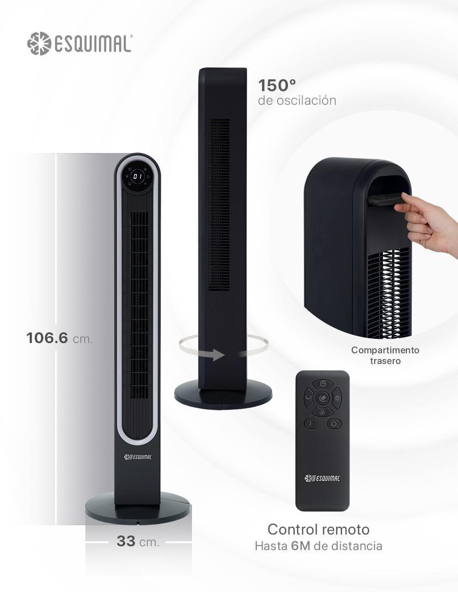 Ventilador de torre con control remoto 3 velocidades 6