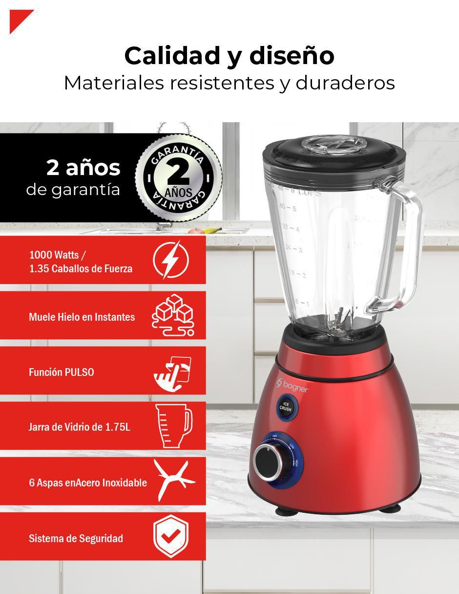 Licuadora BSB05R 2 velocidades 2