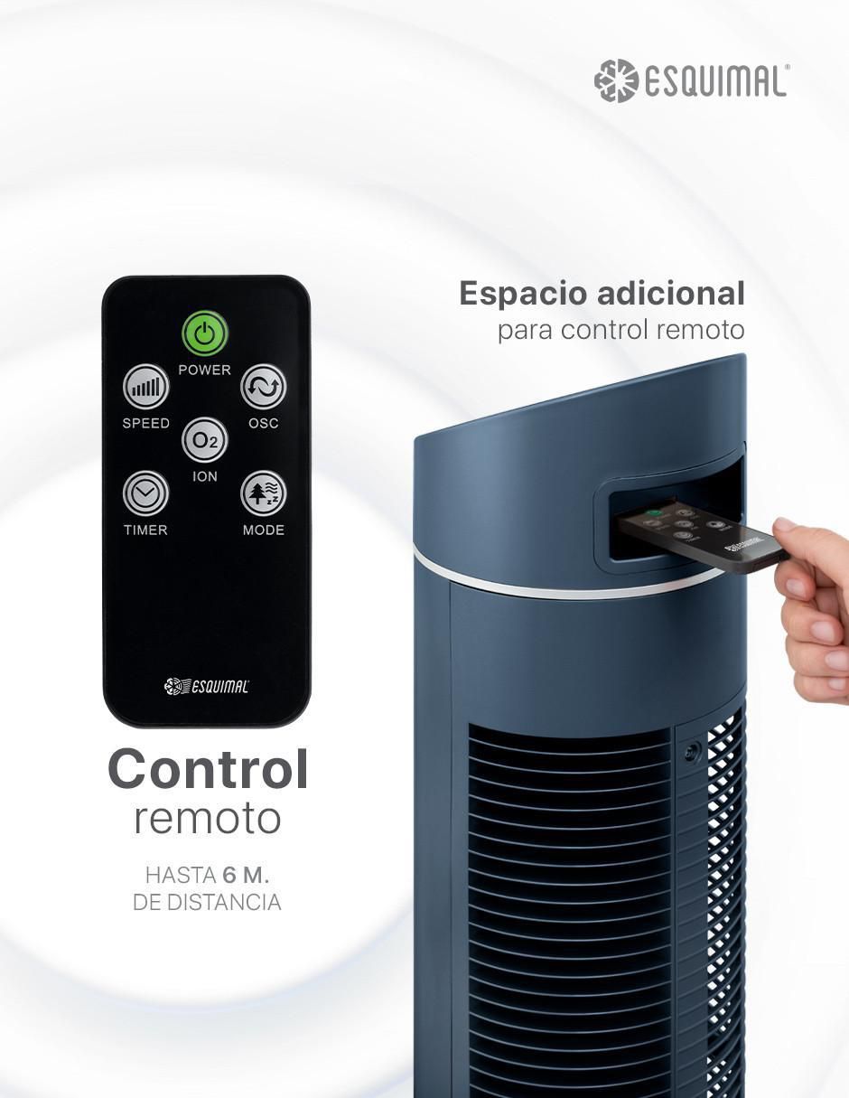 Ventilador de torre con control remoto 3 velocidades 2