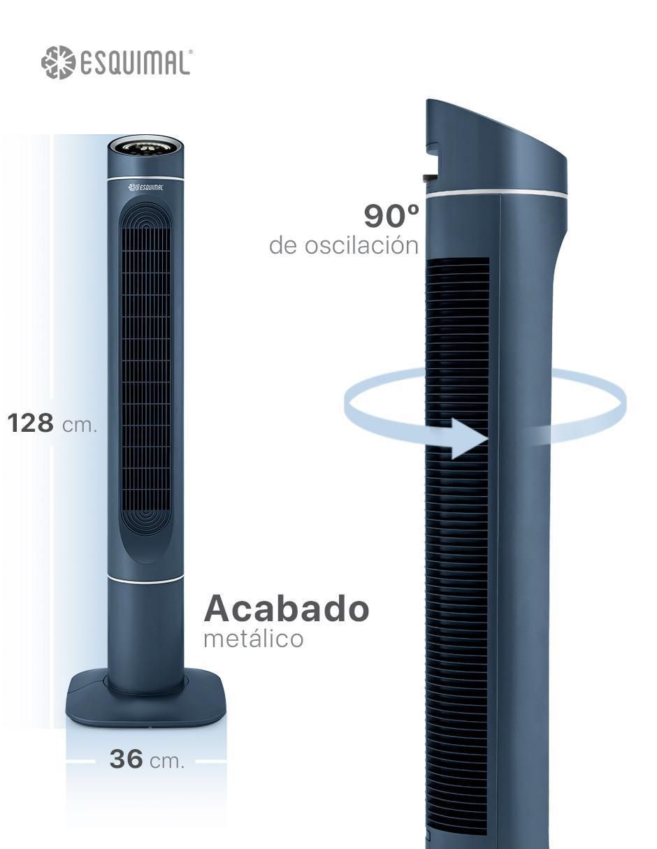 Ventilador de torre con control remoto 3 velocidades 6