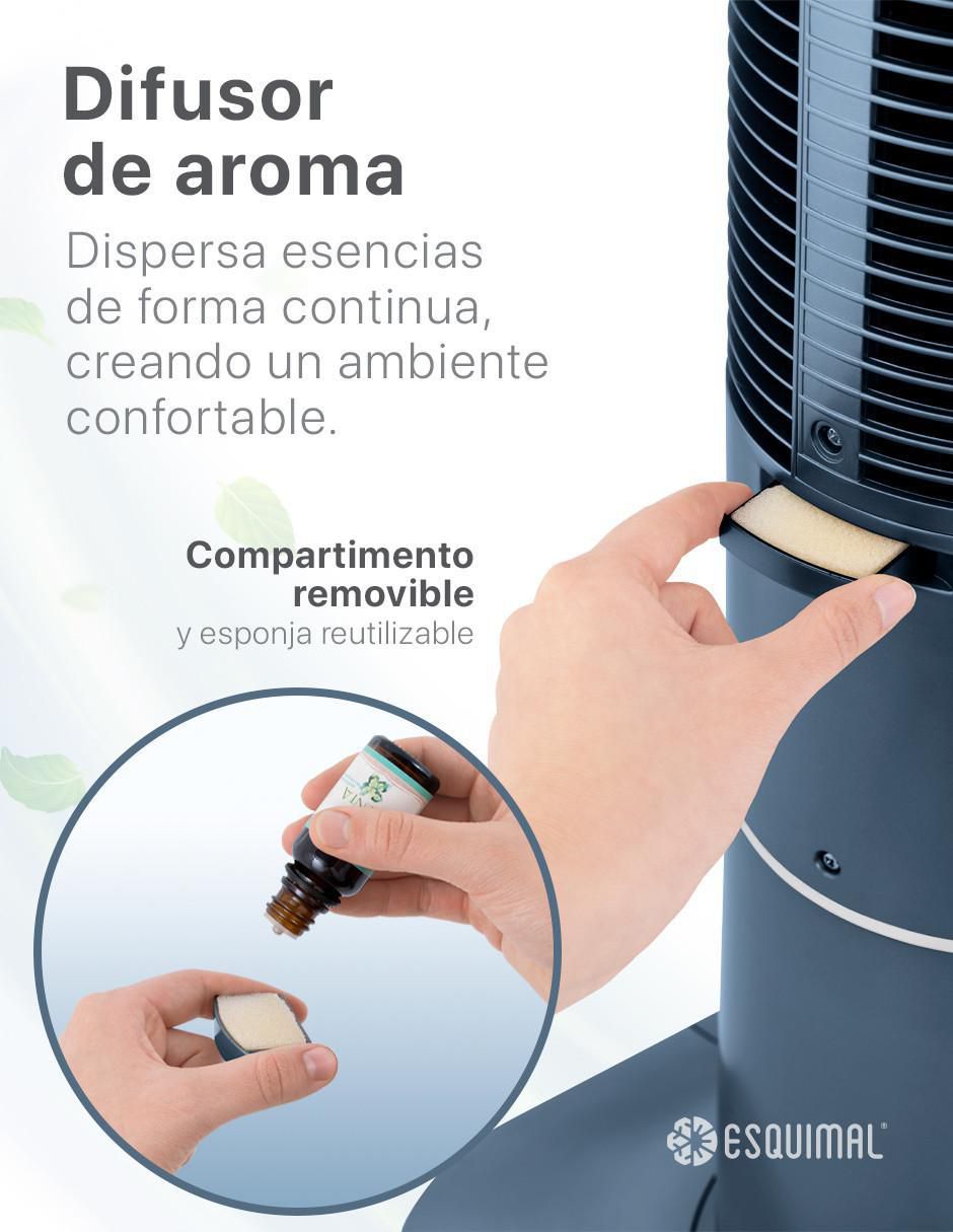 Ventilador de torre con control remoto 3 velocidades 3