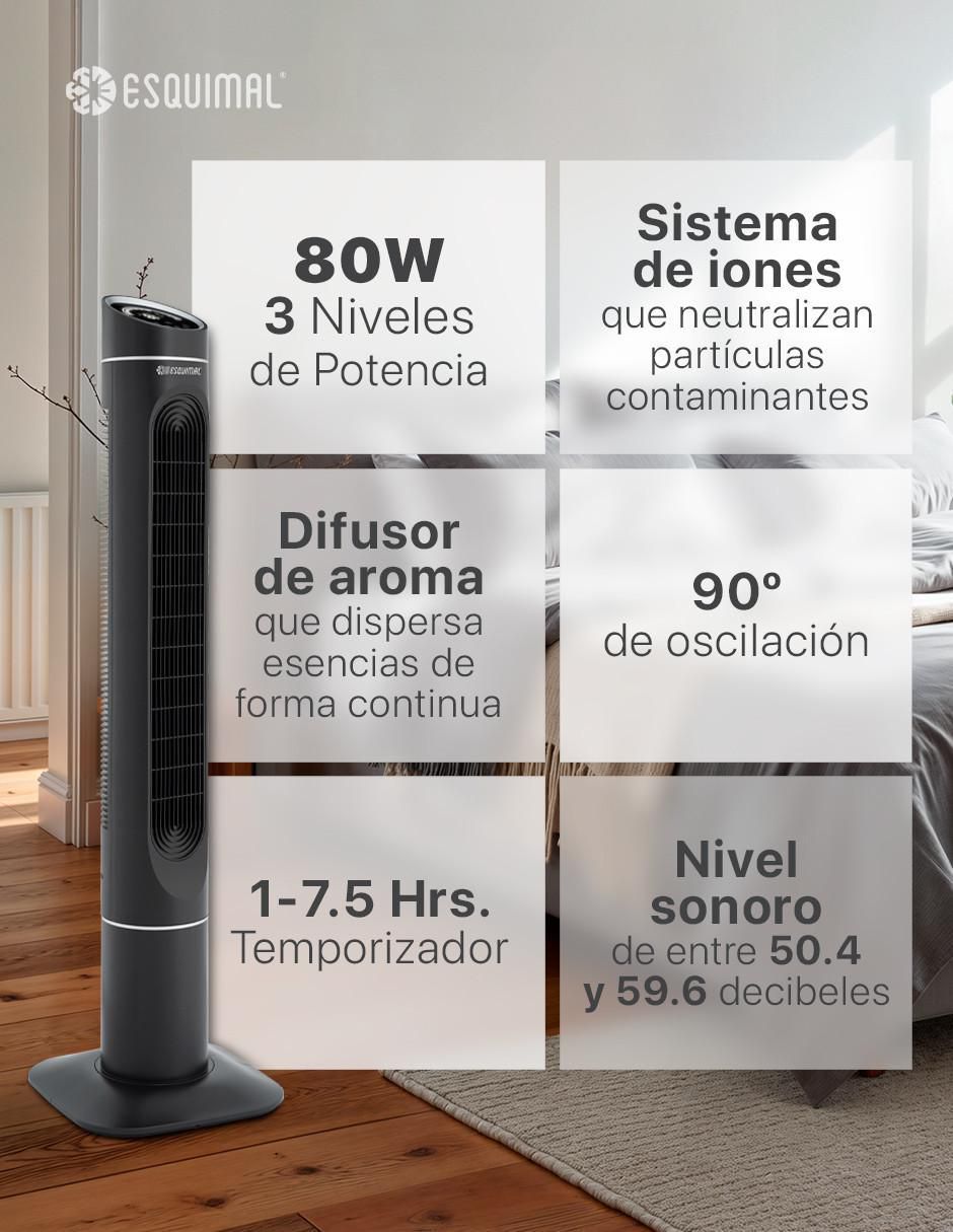 Ventilador de torre esquimal sí 3 "velocidades"