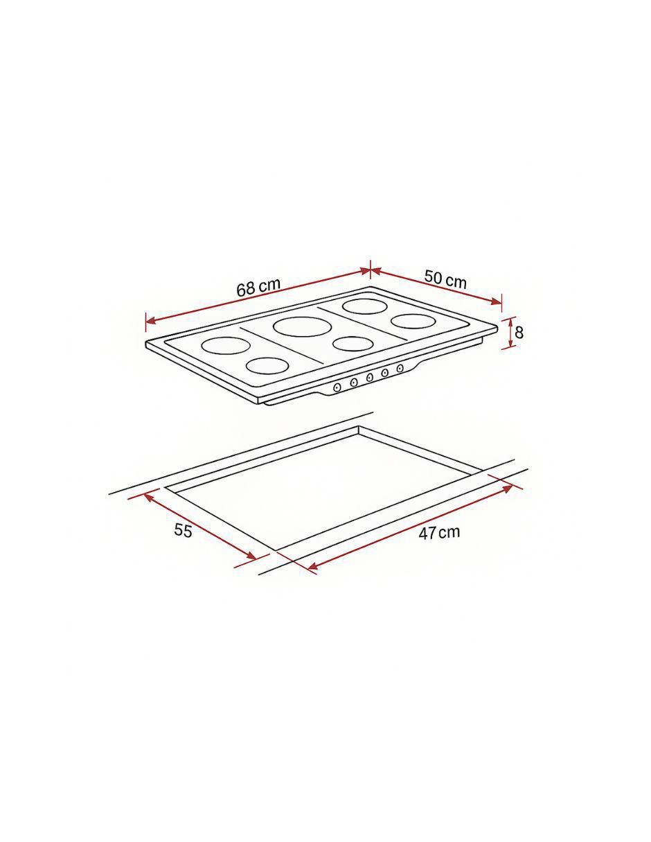 Parrilla 40225180 de acero inoxidable 4