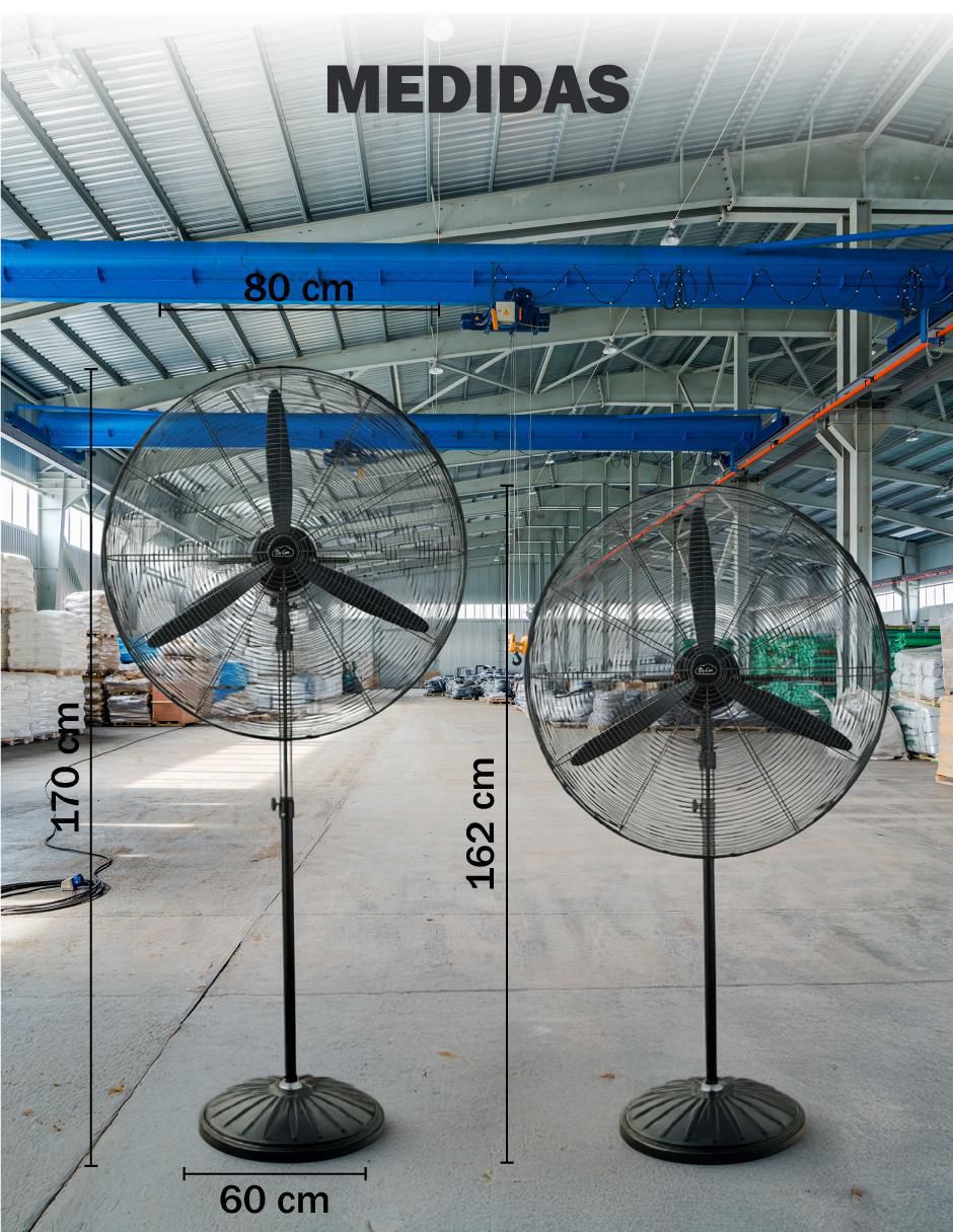 Ventilador industrial 3 velocidades 8
