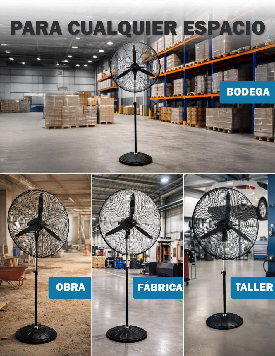 Ventilador industrial 3 velocidades 7