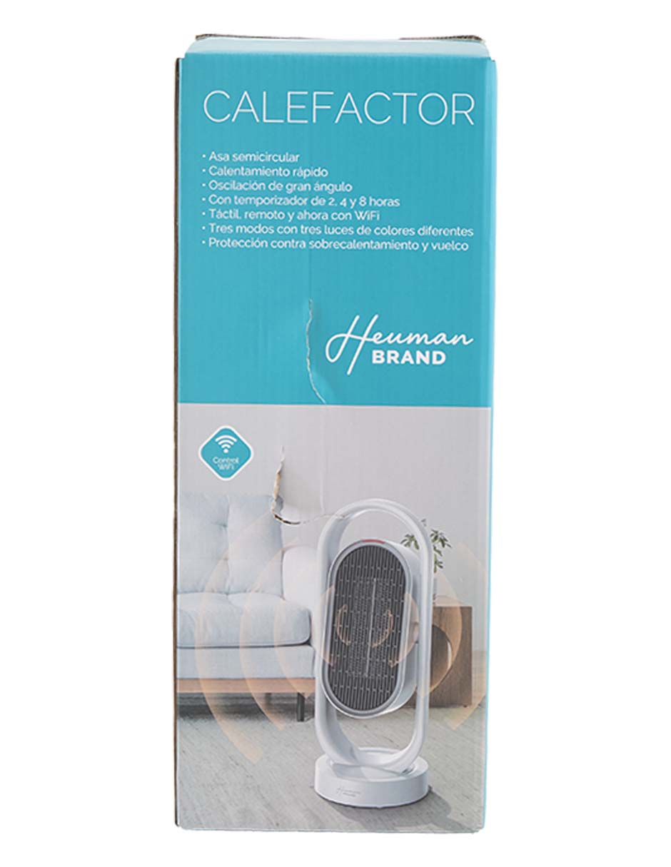Calefactor smart portátil manual de 1500 W 6