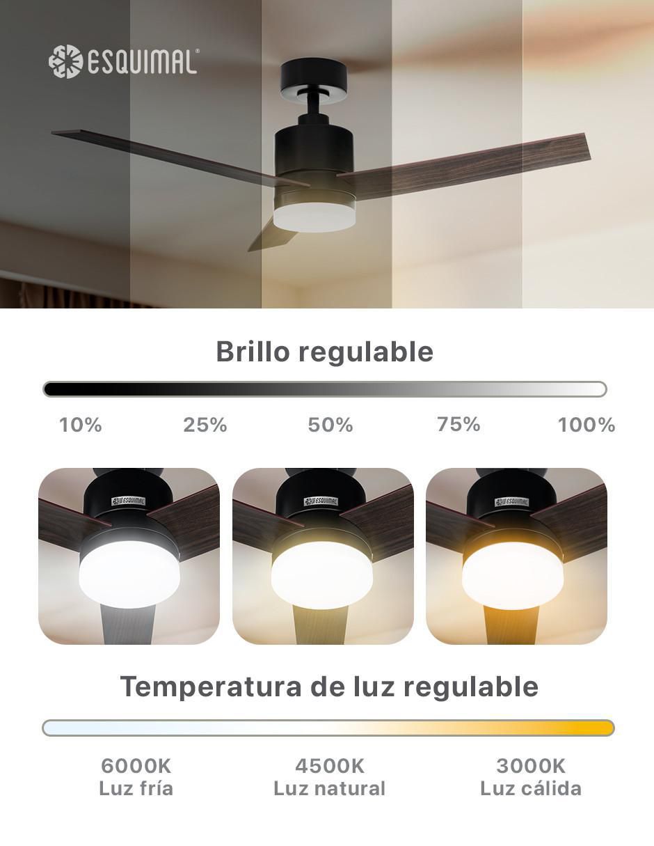 Ventilador de techo con control remoto 6 velocidades 2