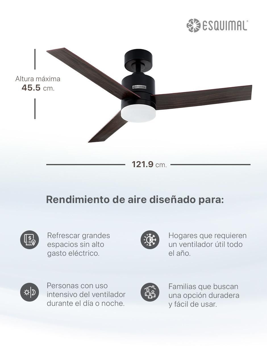 Ventilador de techo con control remoto 6 velocidades 7