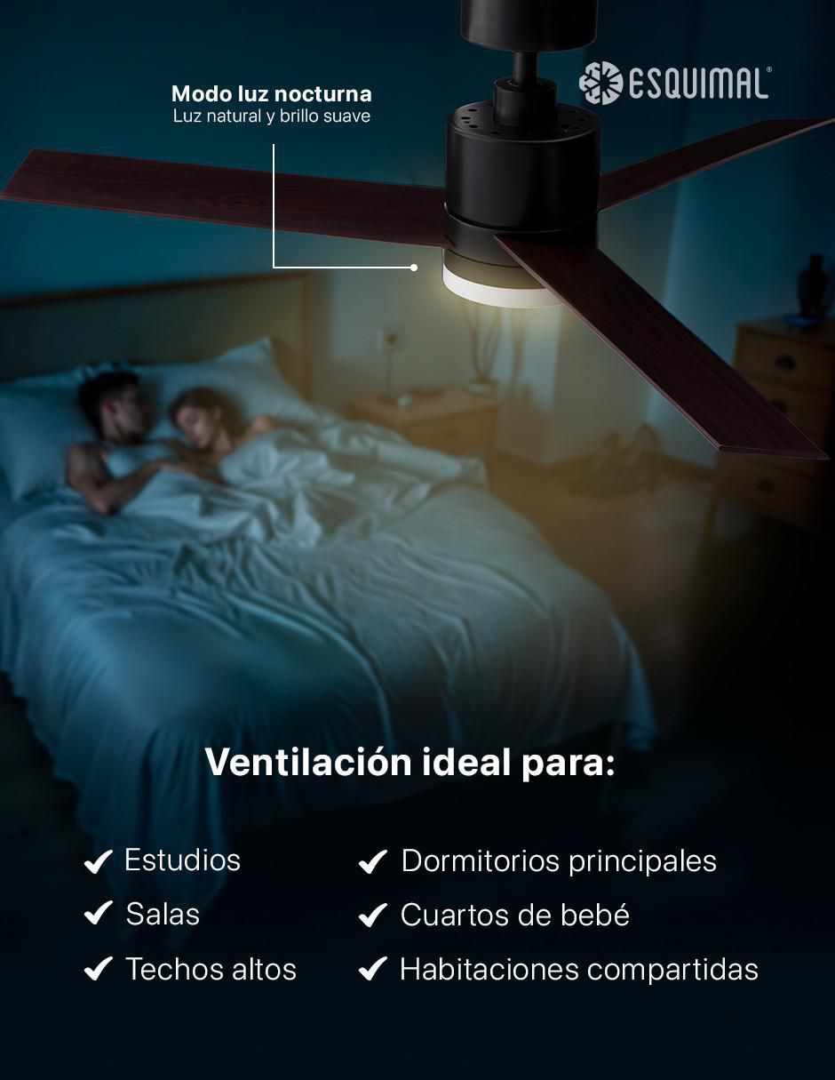 Ventilador de techo con control remoto 6 velocidades 4