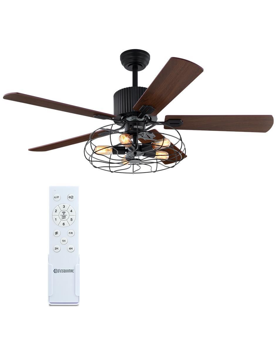 Ventilador de techo con control remoto 6 velocidades