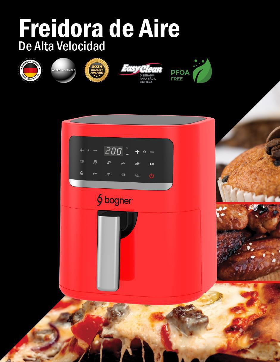 Freidora de aire con compartimento único 3.3 L baf03 8