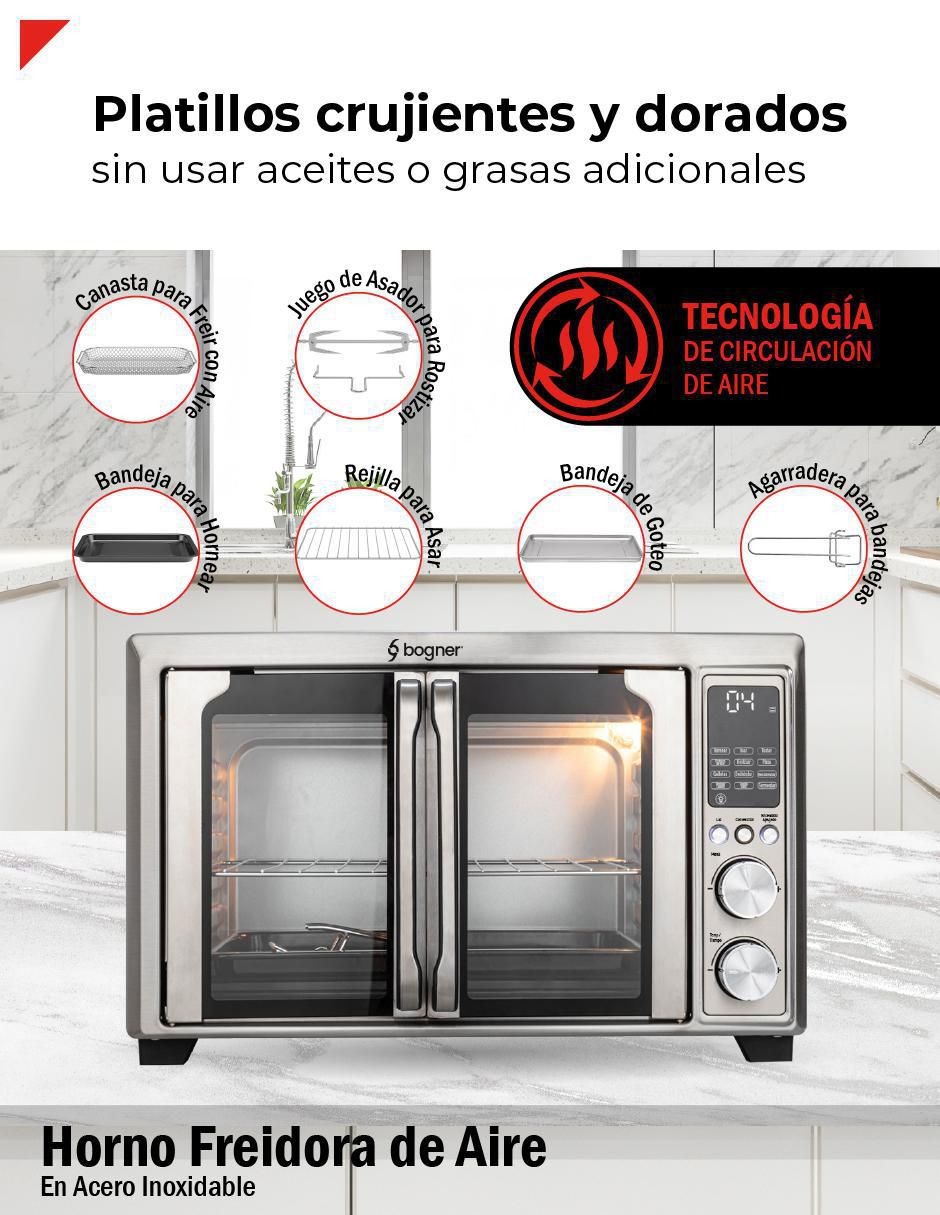 Horno eléctrico freidora BAF300 30 L 2
