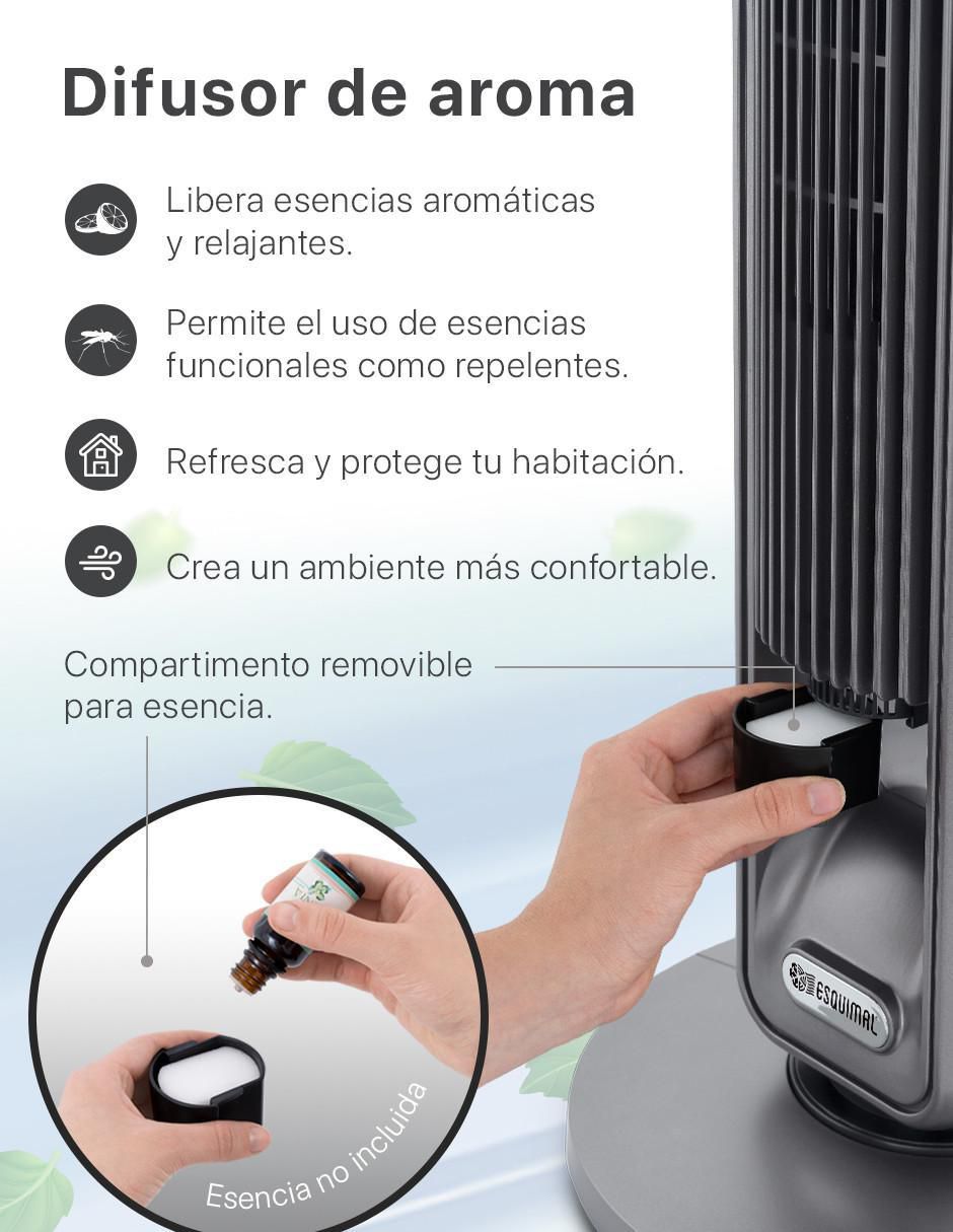 Ventilador de torre con control remoto 2 velocidades 2