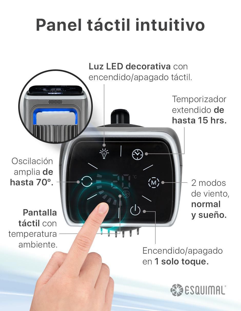 Ventilador de torre con control remoto 2 velocidades 5