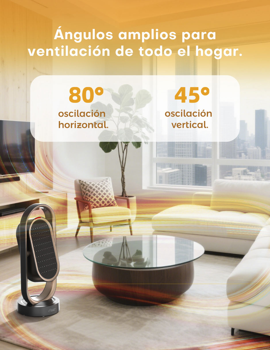 Calefactor portátil torre eléctrico de 120 V 20