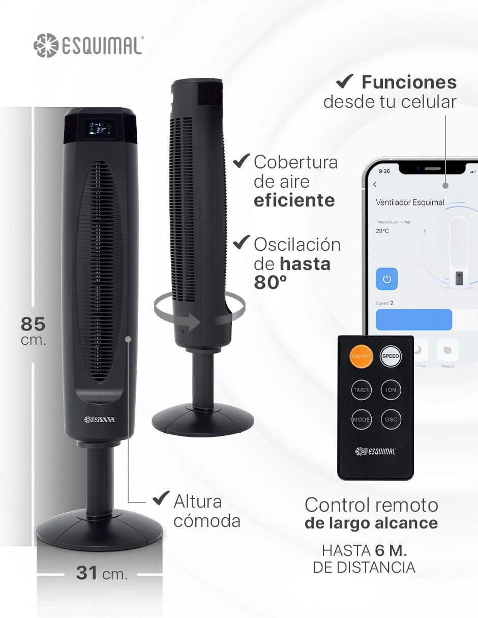 Ventilador de torre con control remoto 3 velocidades 7