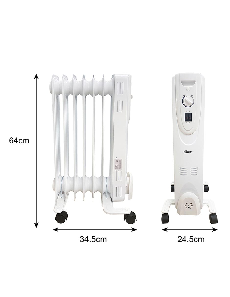 Calefactor de aceite portátil eléctrico de 120 V 10