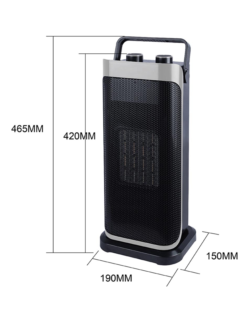 Calefactor torre cerámico portátil eléctrico de 120 V 9