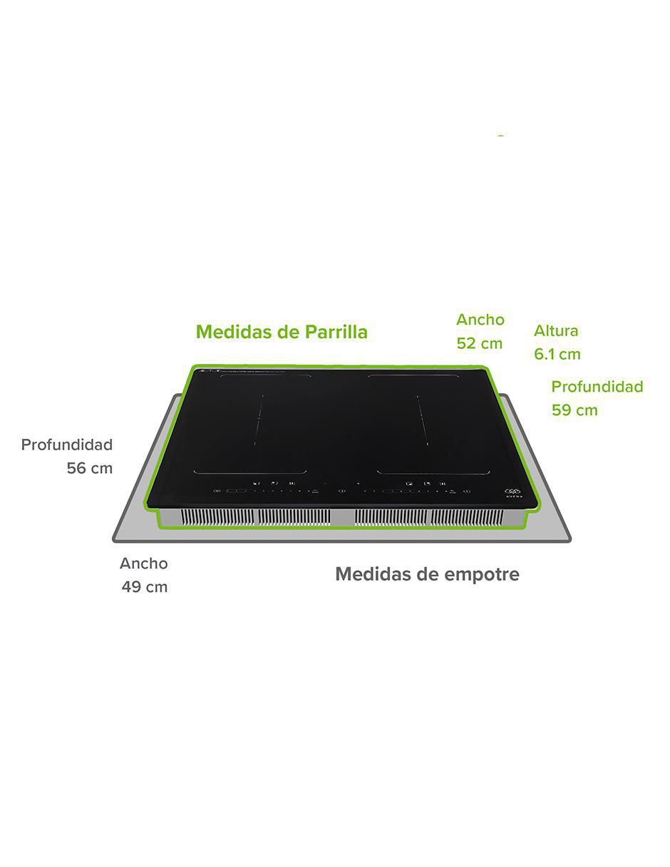 Parrilla de inducción PIVF2 de vidrio 8