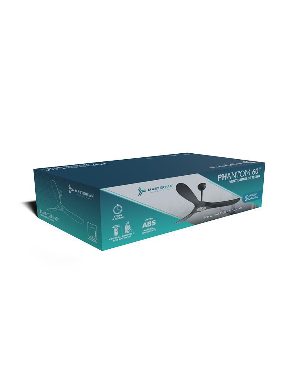Ventilador de techo con control remoto 3 velocidades 7