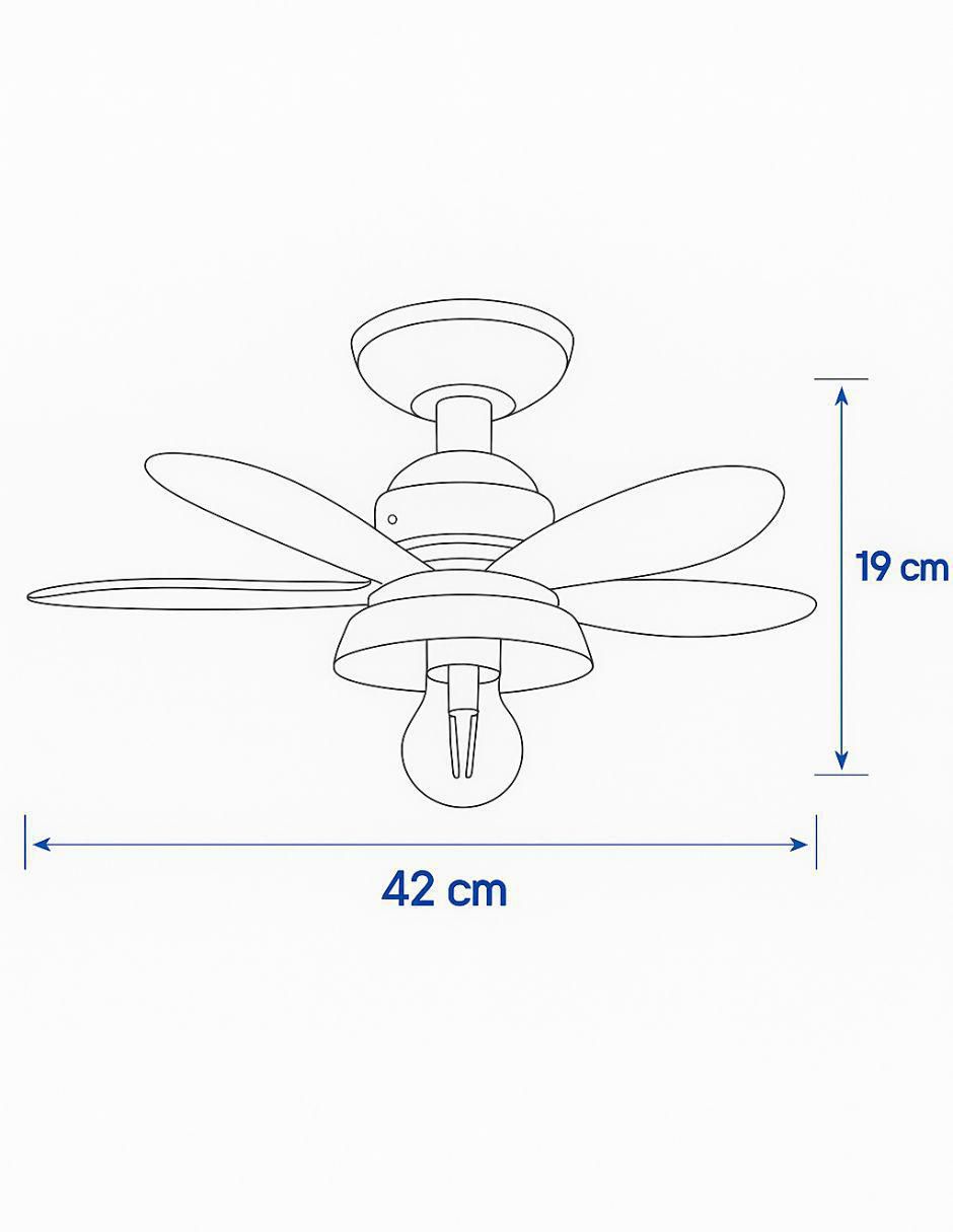 Ventilador de techo 1 velocidad 3
