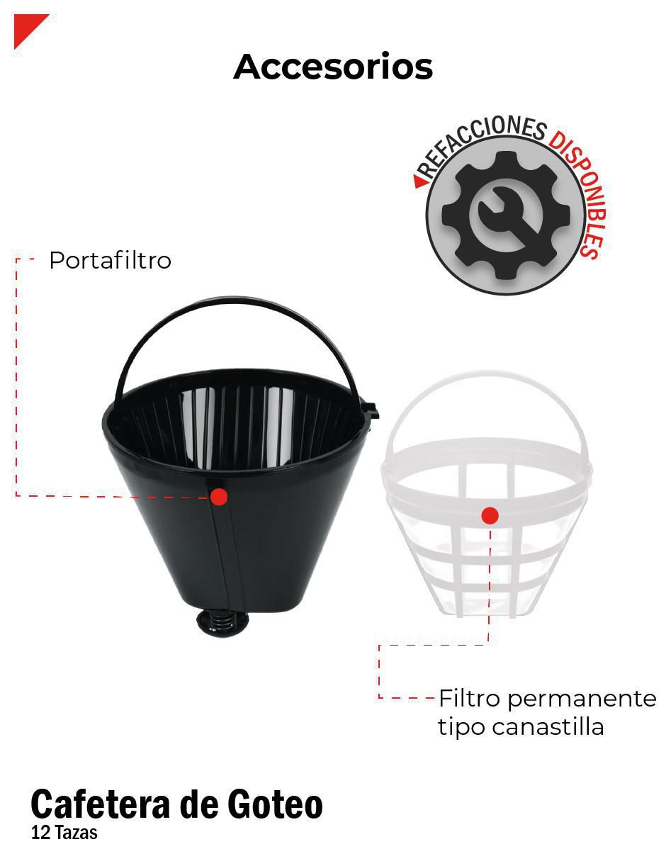 Cafetera de goteo BDCM12R 7
