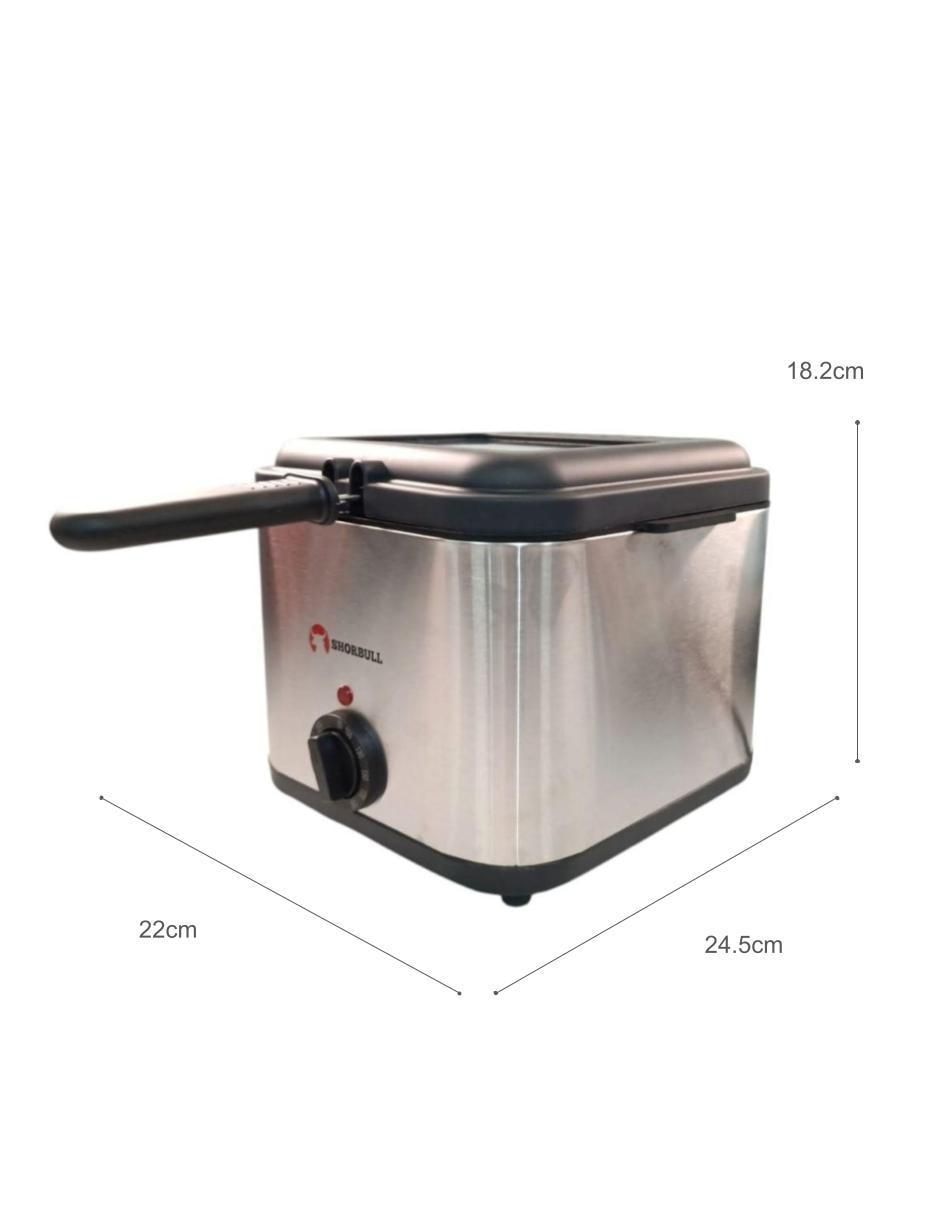 Freidora de aceite eléctrica 2.5 litros 5