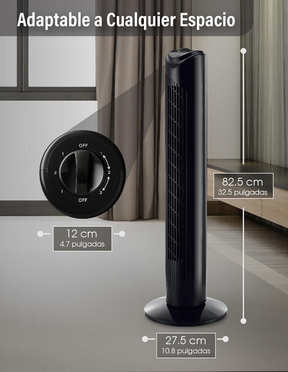 Ventilador de torre 3 velocidades 4