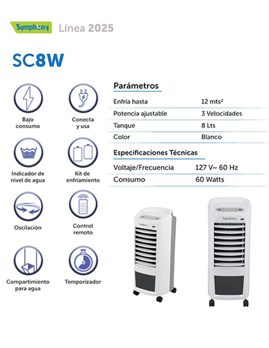 Aire acondicionado portátil frío 6 L SC8W 5