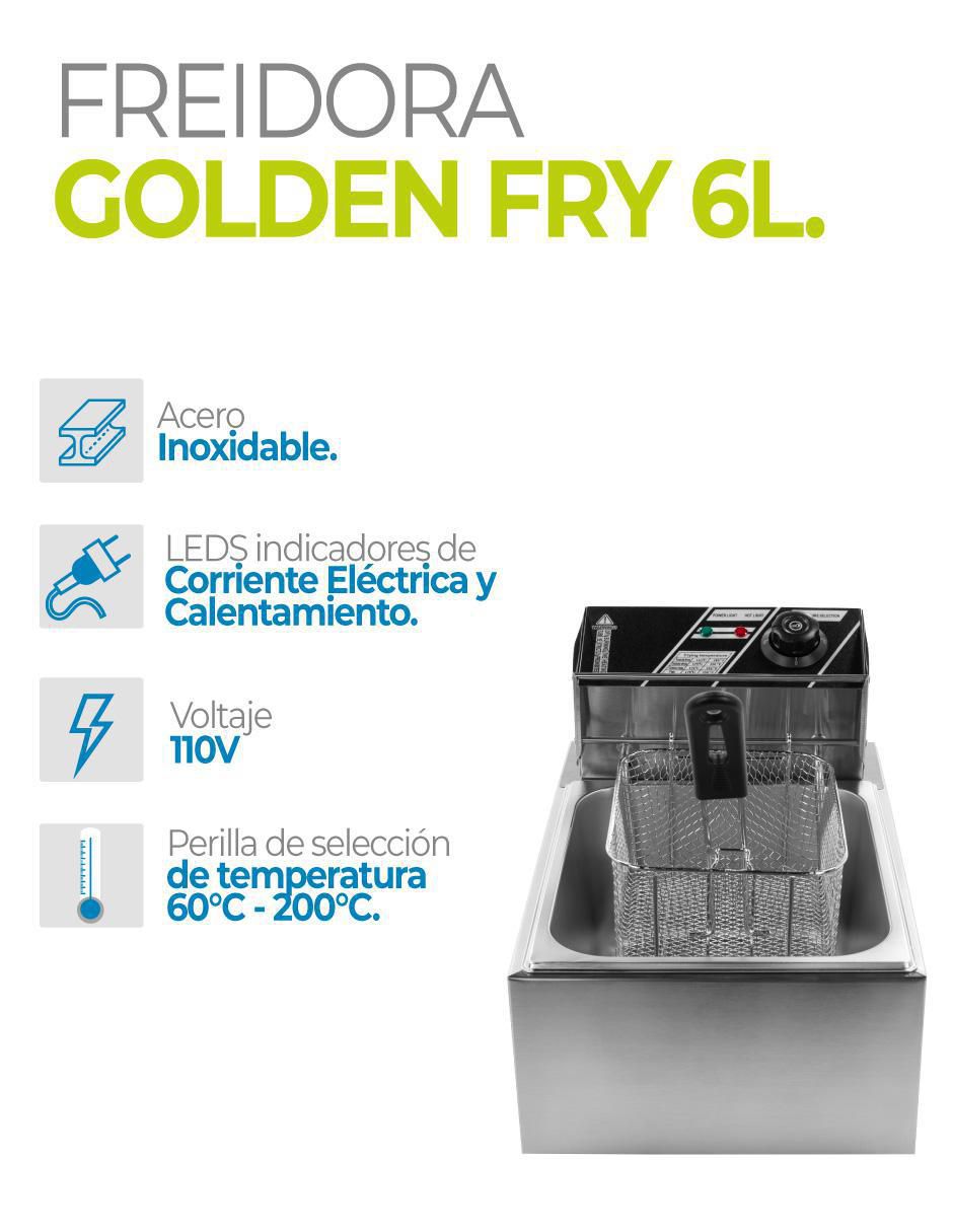 Freidora de aceite 6 L Golden-Fry 2