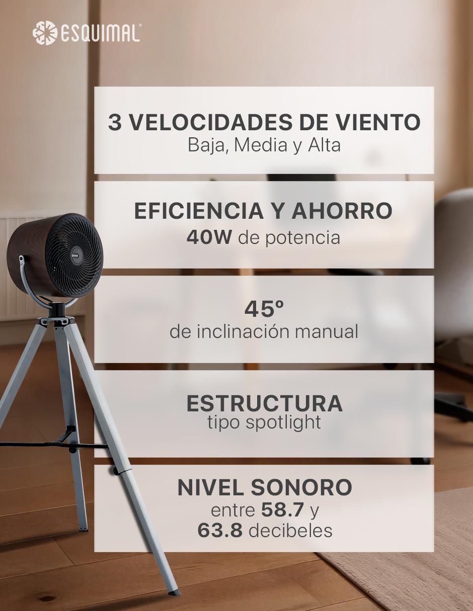 Ventilador de torre 3 velocidades 6