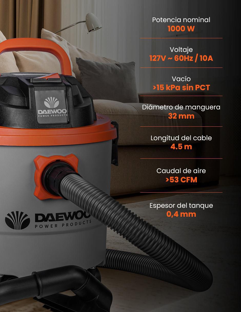 Aspiradora wet & dry davc90-15l 15 litros 4