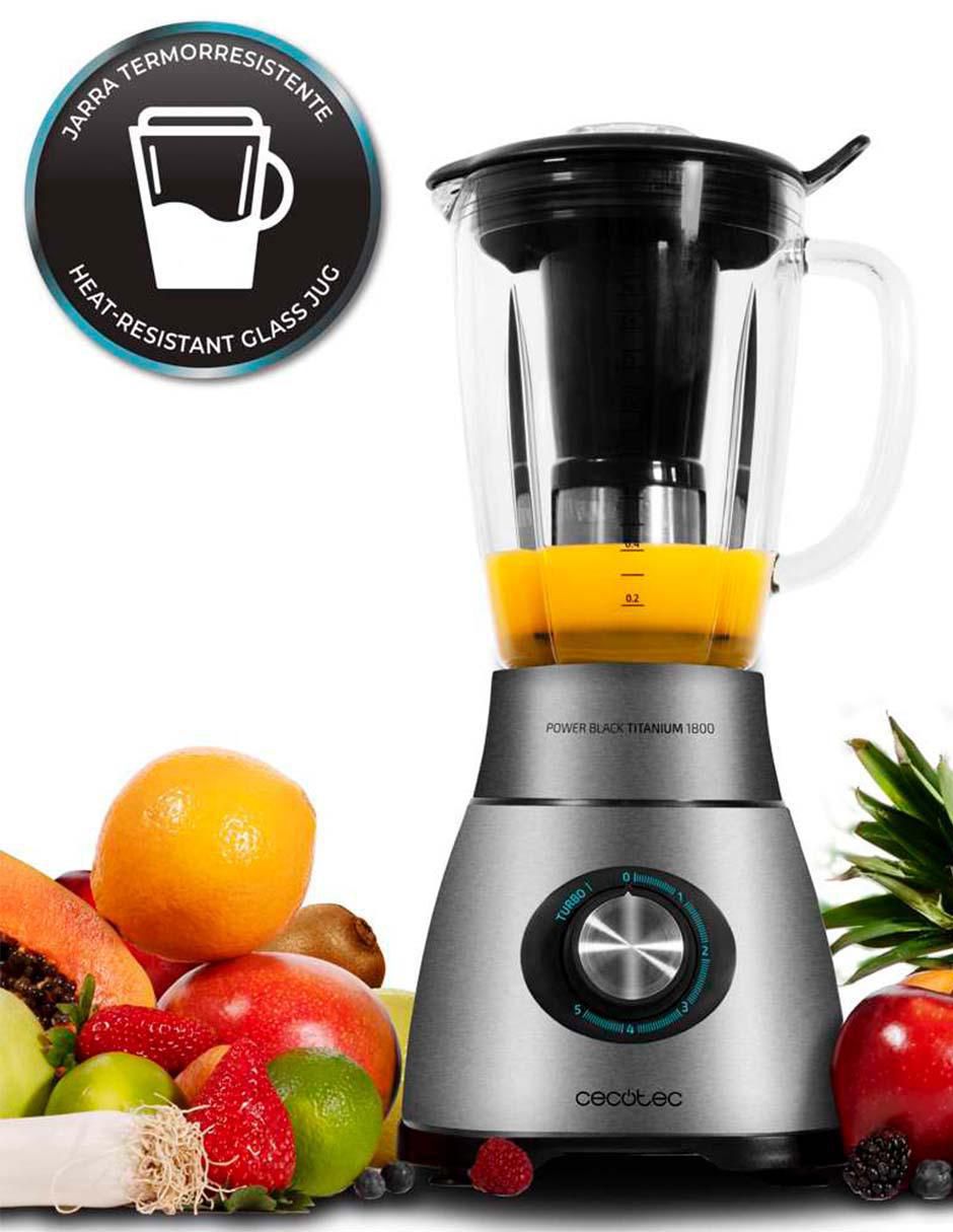 Licuadora Power Black Titanium 2500MAX 5 velocidades 2