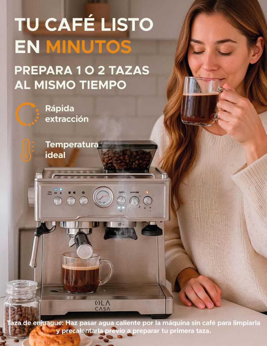 Cafetera con molino cafetera expreso 13