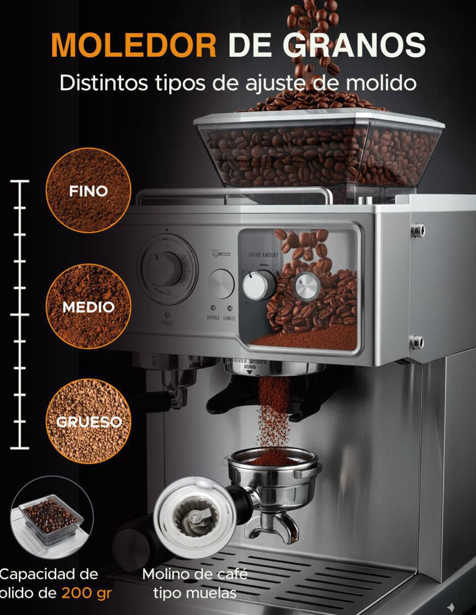 Cafetera con molino cafetera expreso 15