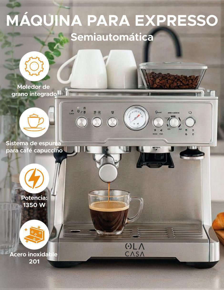 Cafetera con molino cafetera expreso 16