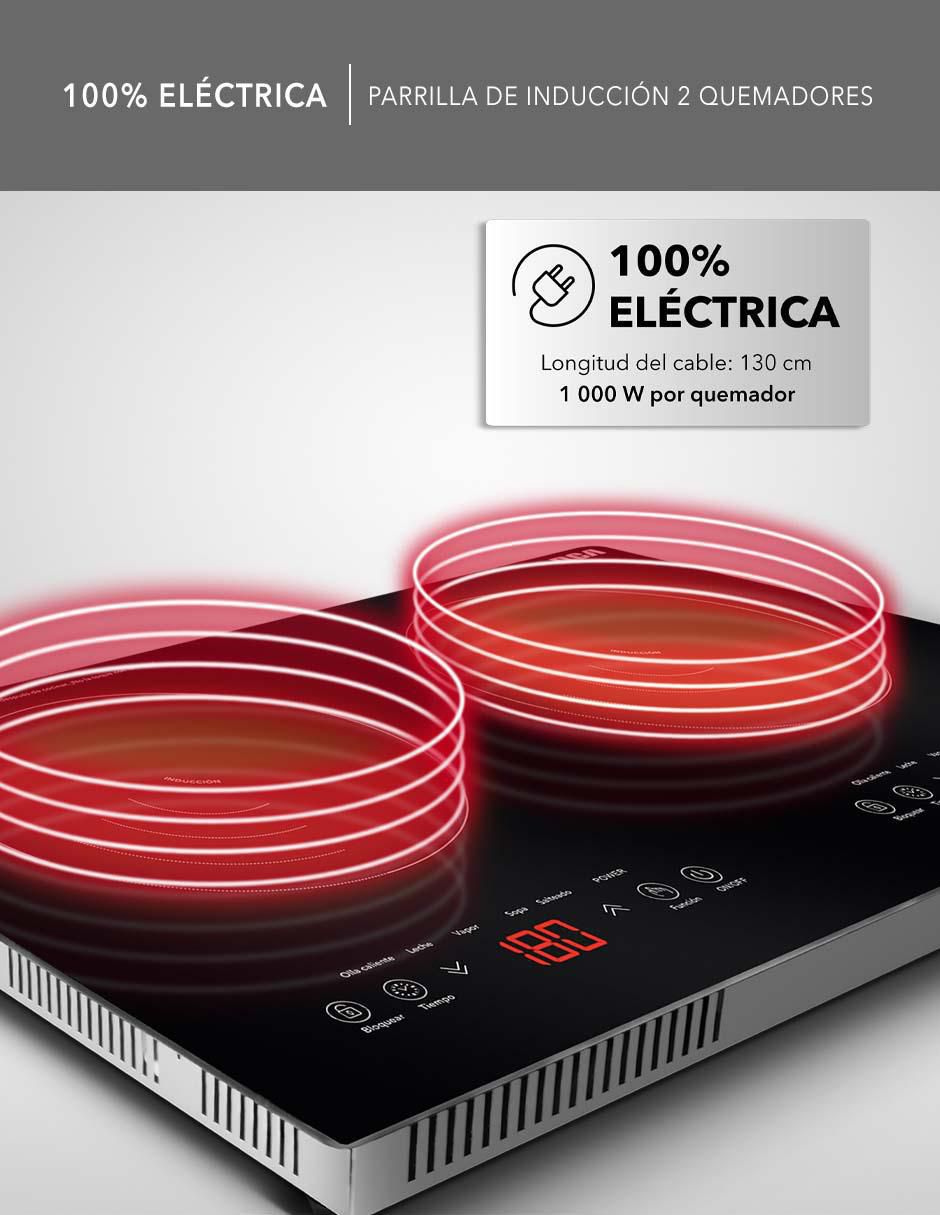 Parrilla de inducción rc-12e2 de vidrio templado 8