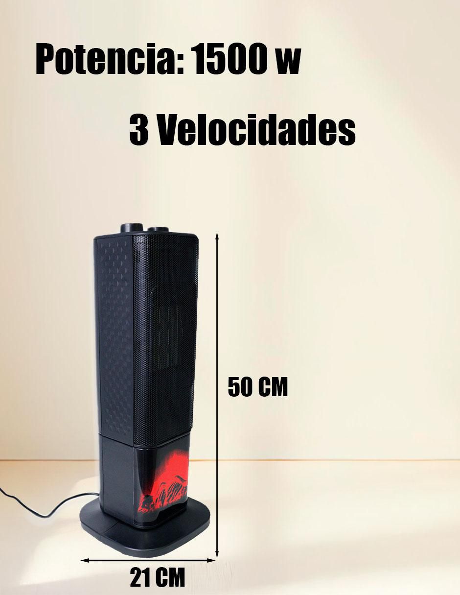 Calefactor torre cerámico eléctronico de 127 V 6