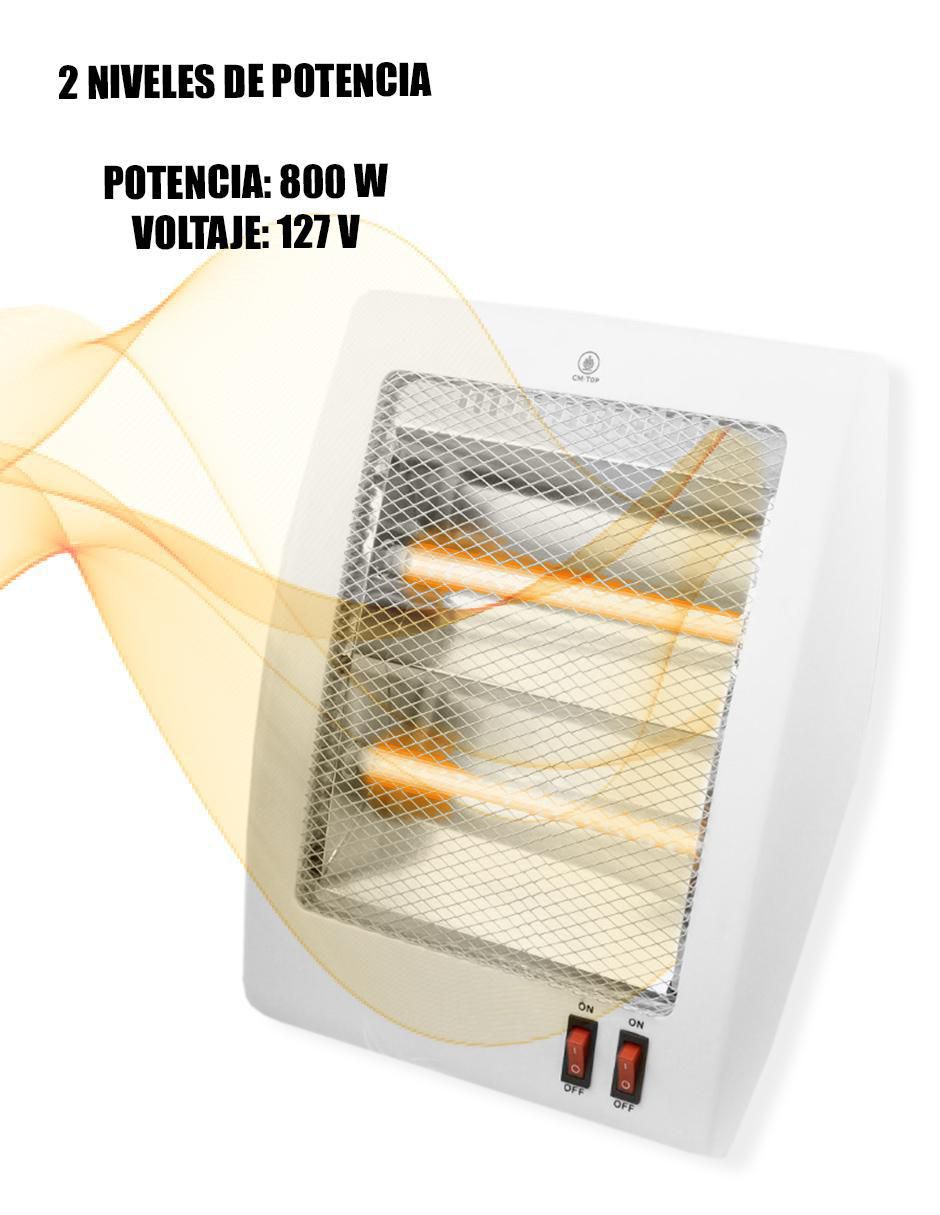 Calefactor de cuarzo portátil eléctrico de 127 V 3