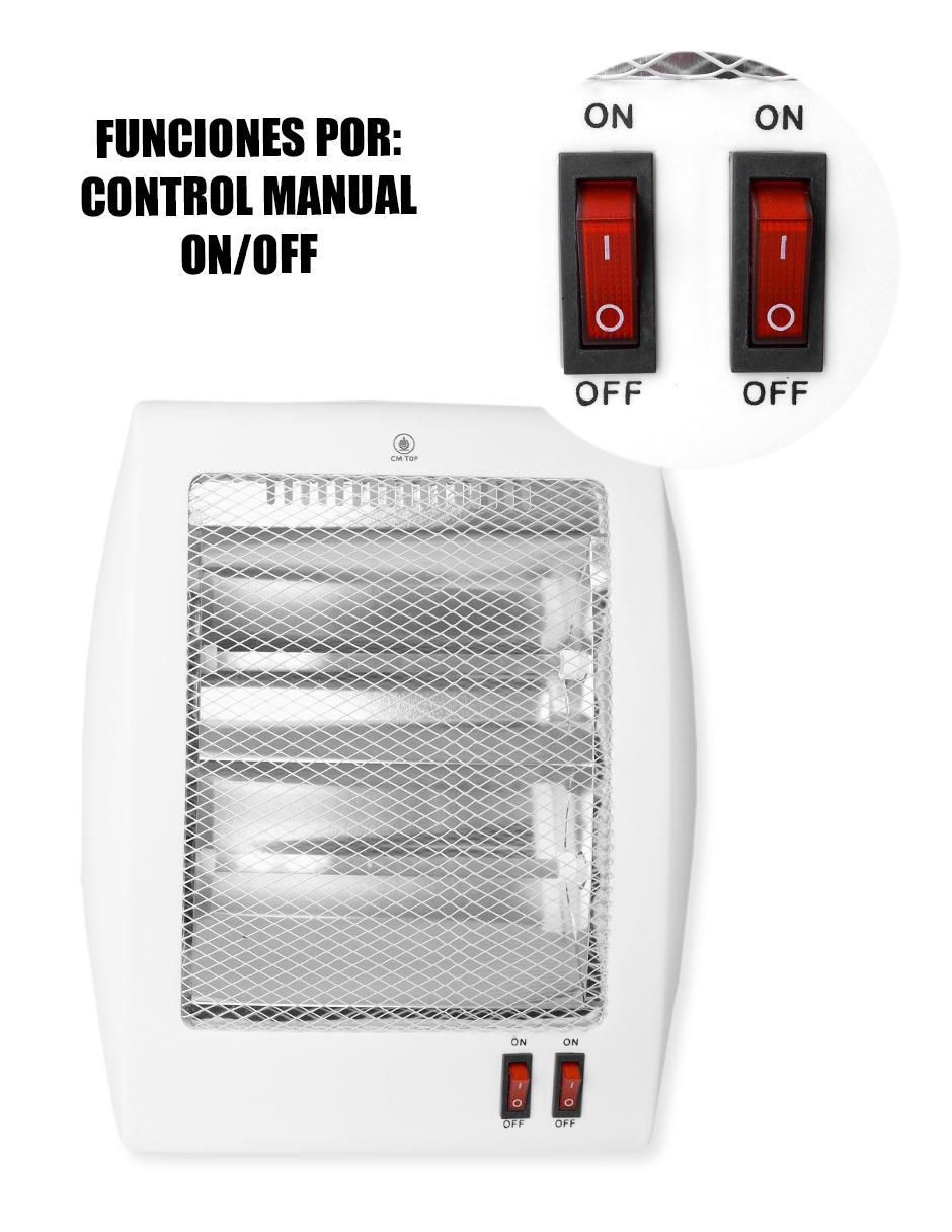 Calefactor de cuarzo portátil eléctrico de 127 V 4