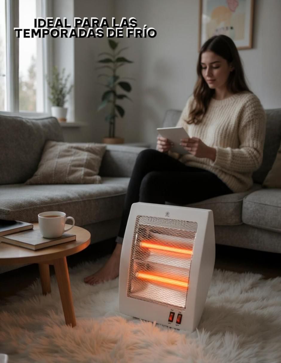 Calefactor de cuarzo portátil eléctrico de 127 V 5